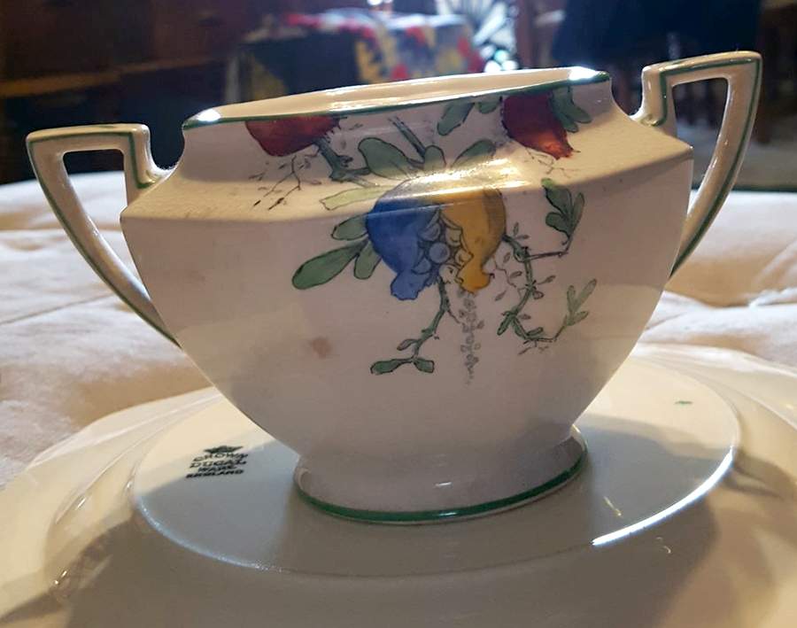 A1209 Sugar Bowl No Lid by Crown Ducal-1