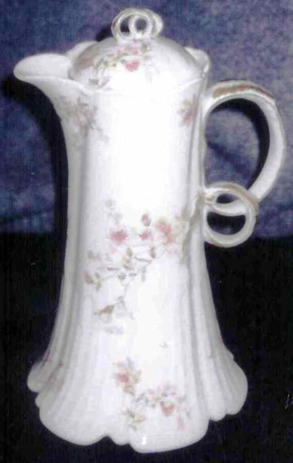 Schleiger 1294-3 Chocolate Pot & Lid by Charles Field Haviland-1