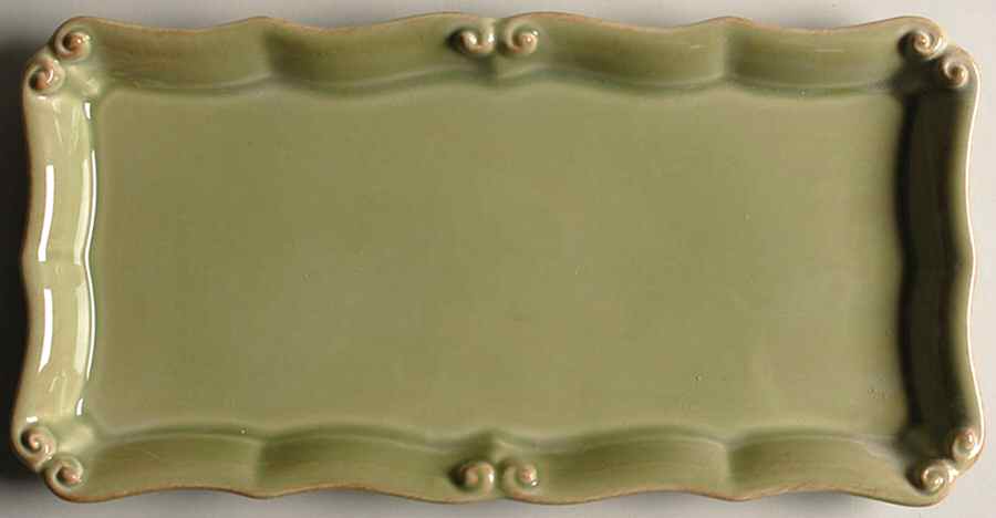 Vintage Port Green 11" Bread Tray by Casafina-1