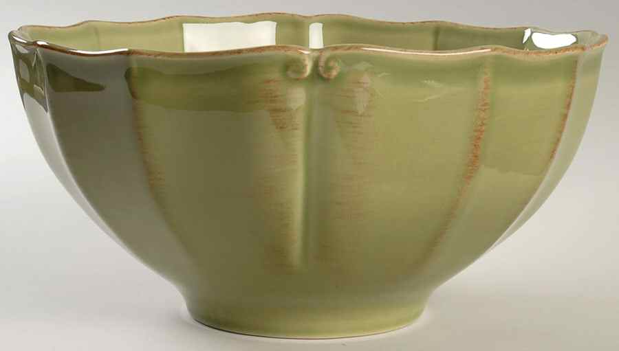 Vintage Port Green 10" Round Serving Bowl by Casafina-1