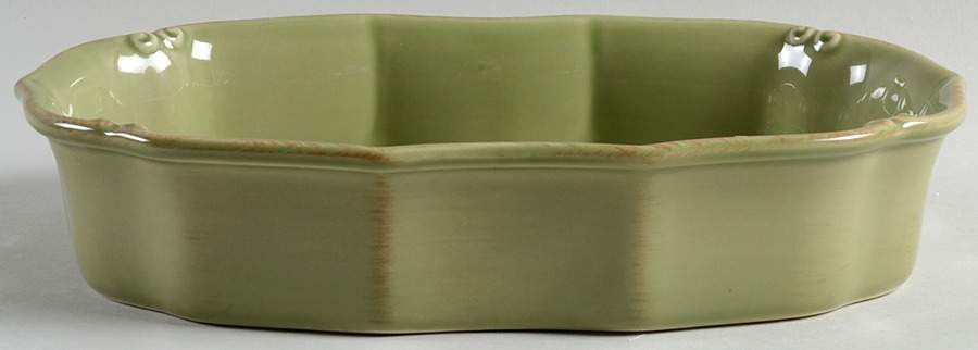 Vintage Port Green 10" Oval Baker by Casafina-1