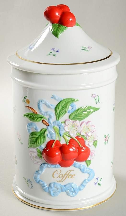 Le Cordon Bleu Coffee Canister & Lid by Franklin Mint-1