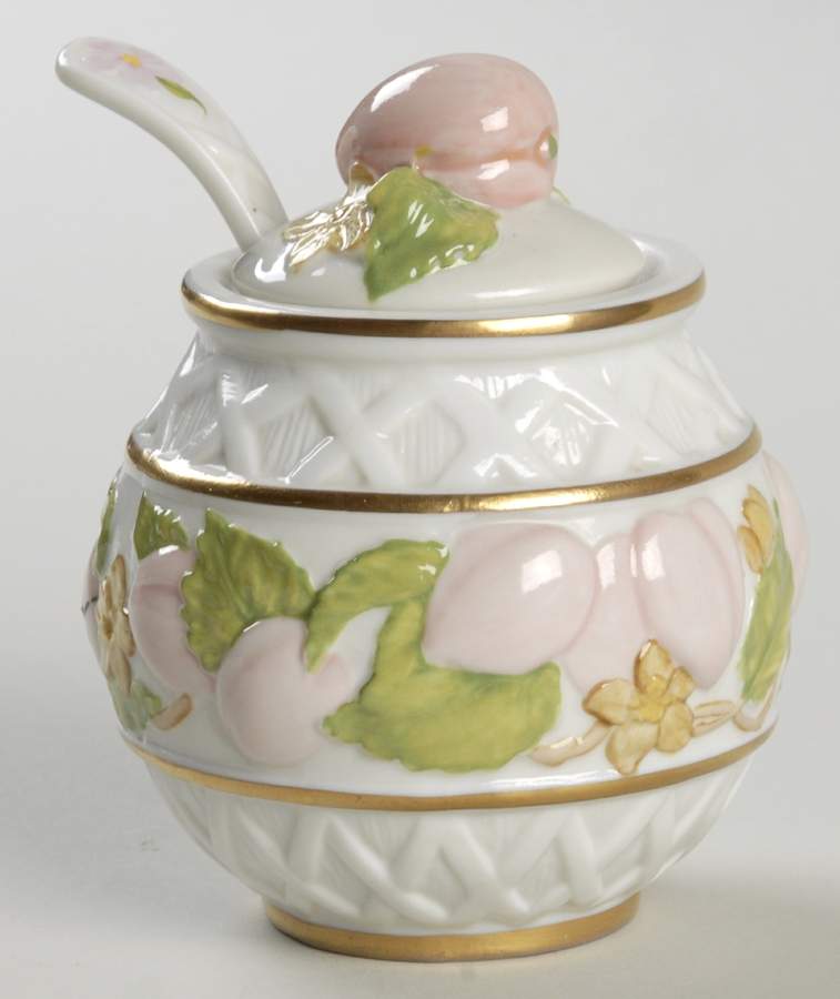 Le Cordon Bleu Jam/Jelly & Lid W/Spoon by Franklin Mint-1