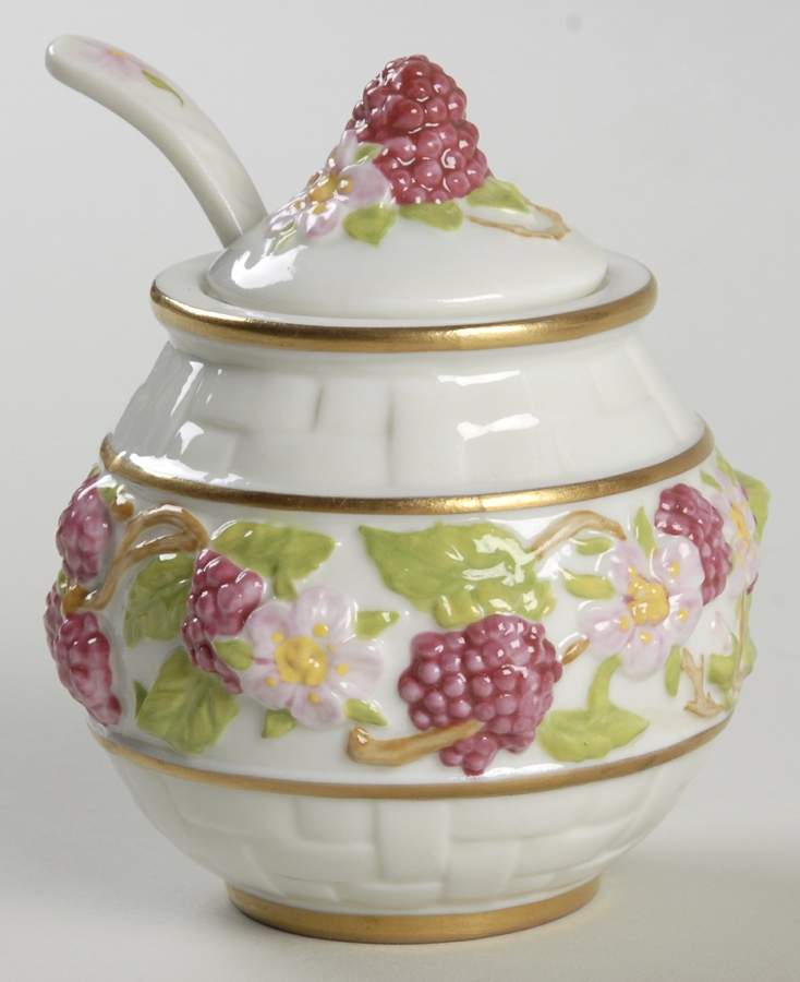 Le Cordon Bleu Jam/Jelly & Lid W/Spoon by Franklin Mint-1