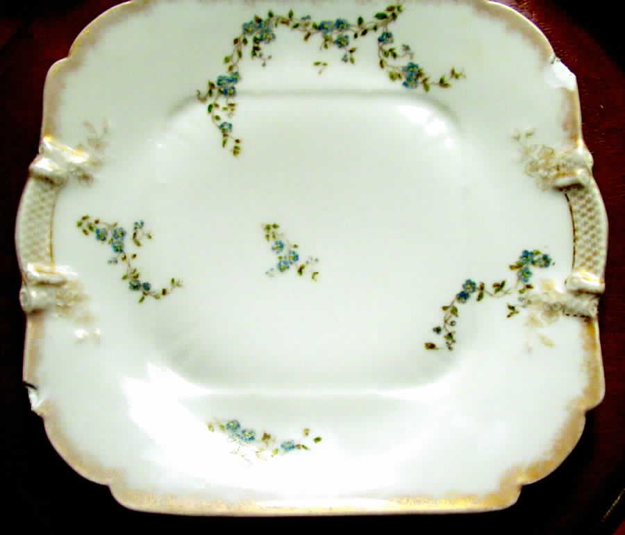 Schleiger 1299-4 Square Handled Cake Plate by Charles Field Haviland-1