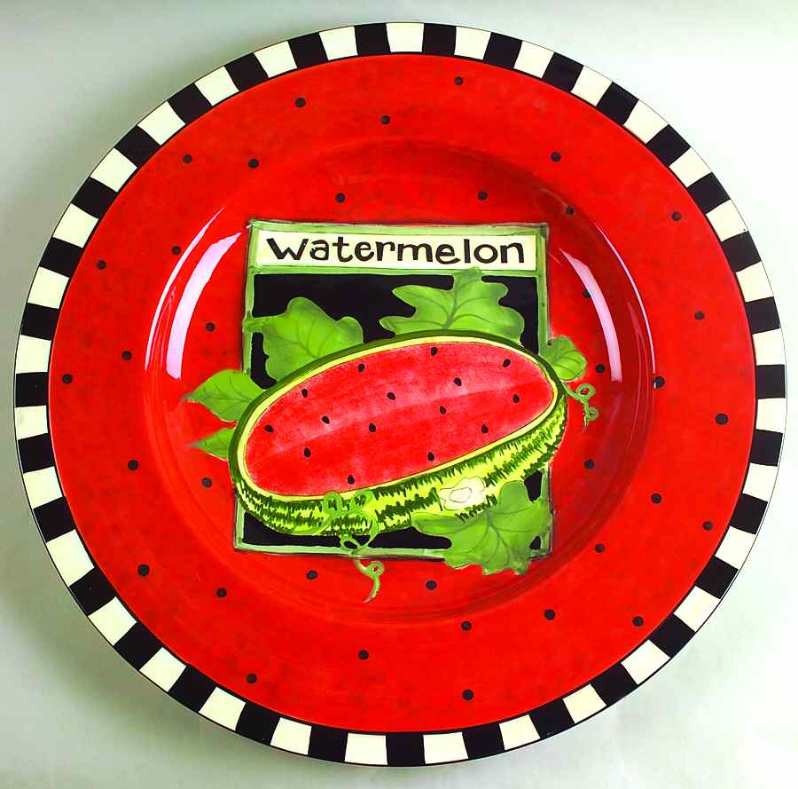 Seed Packet 16" Chop Plate (Round Platter) by Certified International-1