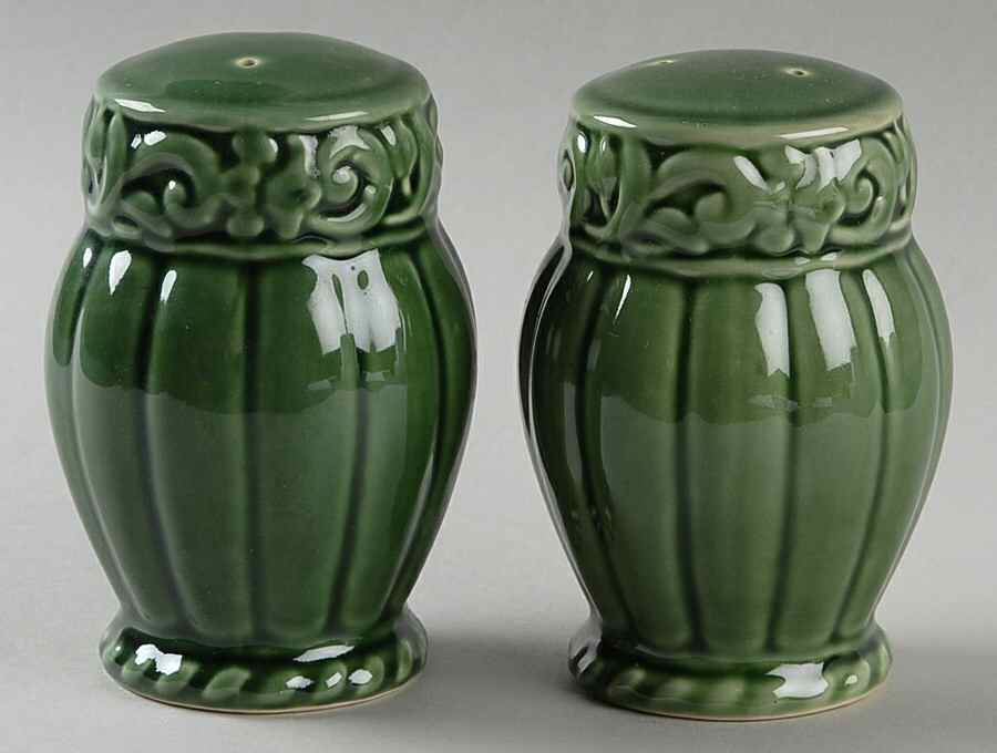 Florentine Green Salt & Pepper Set by Certified International-1