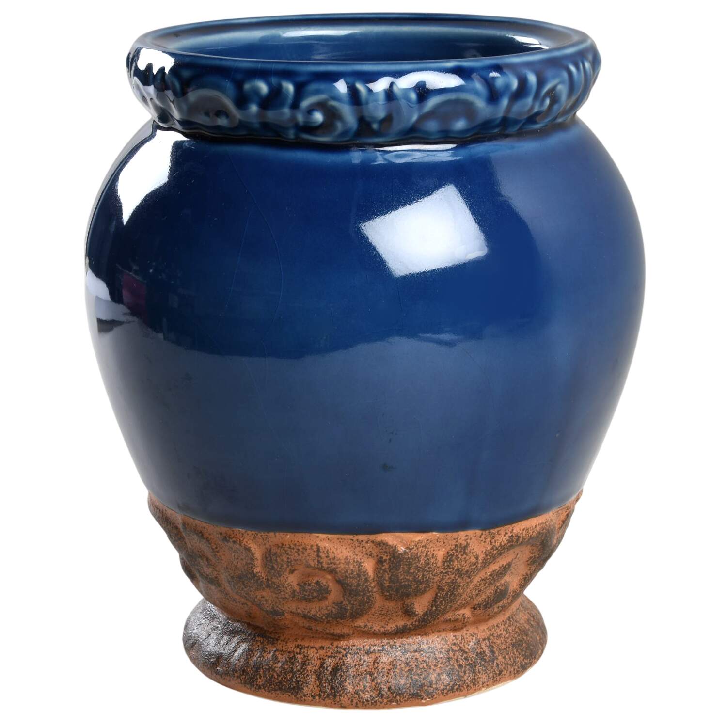 Florentine Blue Large Canister No Lid by Certified International-1
