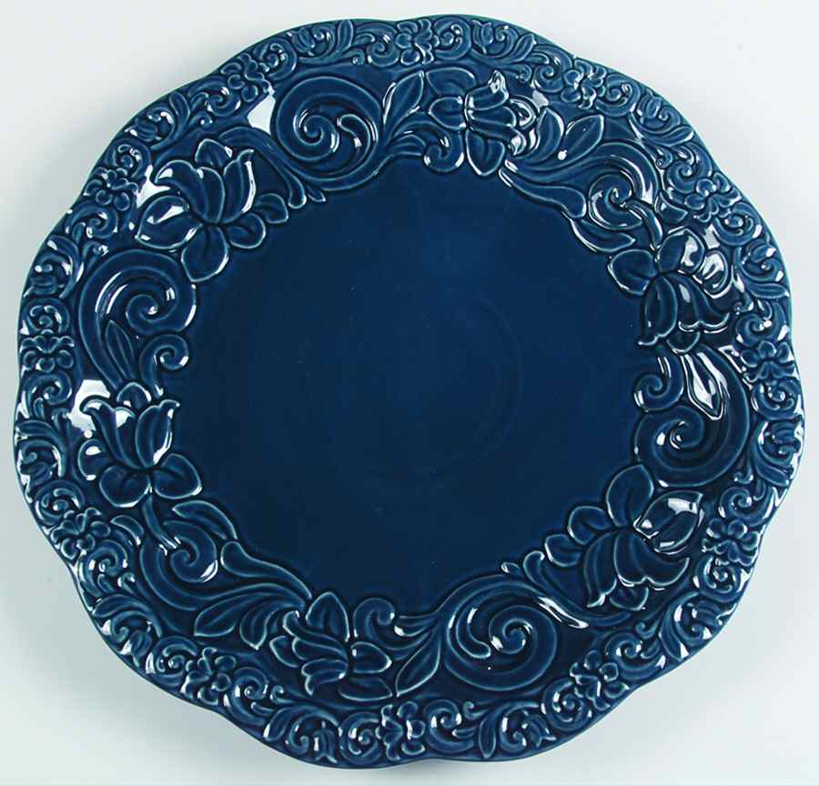 Florentine Blue 16" Chop Plate (Round Platter) by Certified International-1