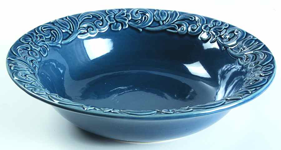Florentine Blue 14" Pasta Serving Bowl by Certified International-1