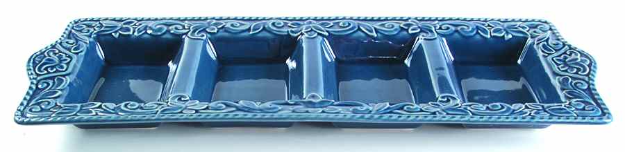 Florentine Blue 4 Part Relish by Certified International-1