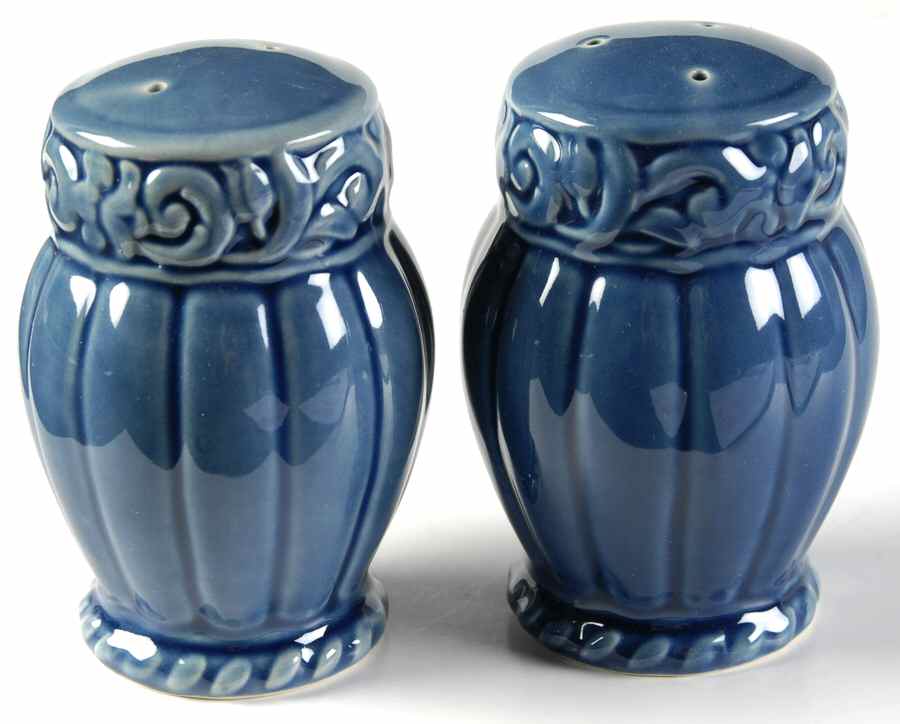 Florentine Blue Salt & Pepper Set by Certified International-1