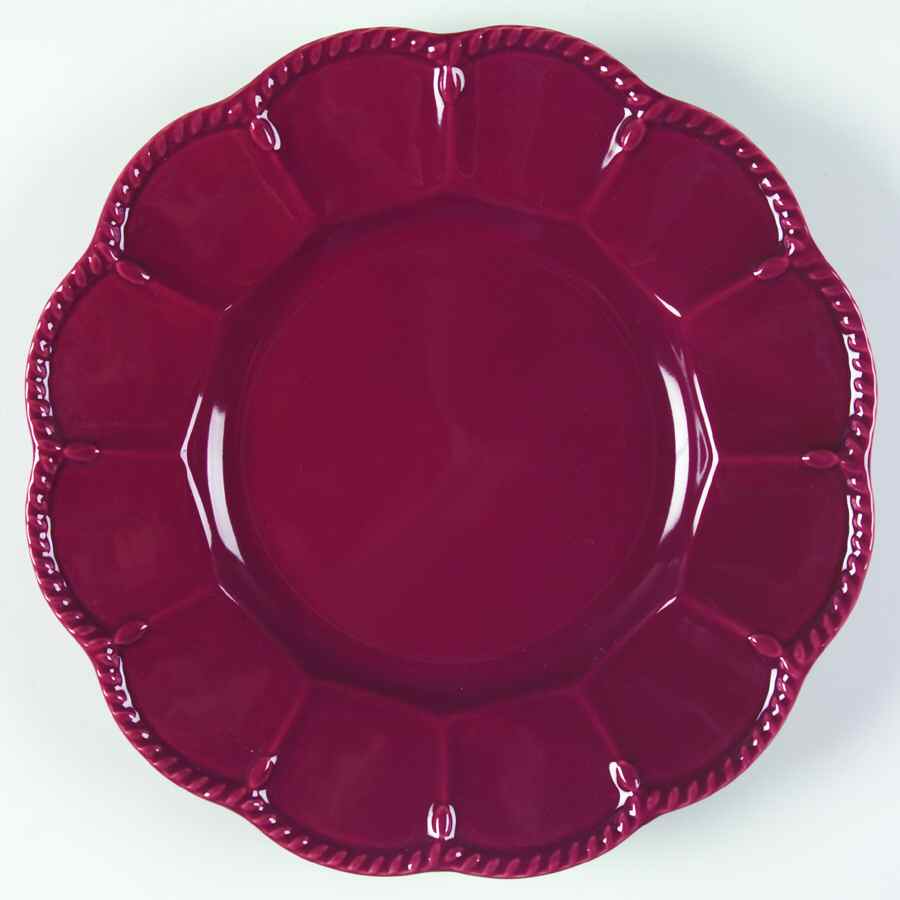 Florentine Burgundy Dinner Plate by Certified International-1