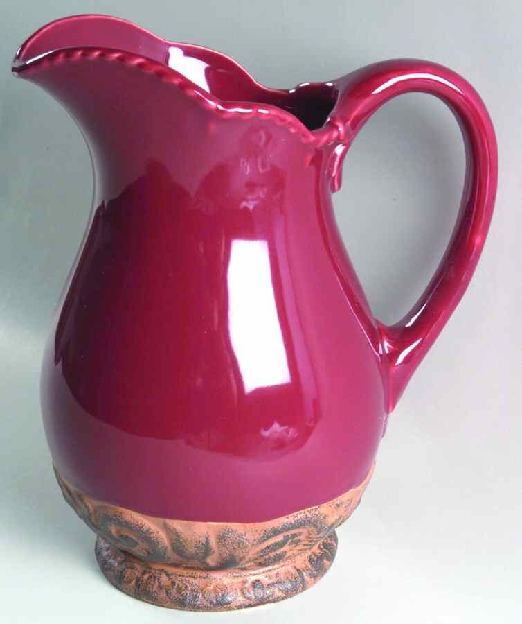 Florentine Burgundy 96 Oz Pitcher by Certified International-1