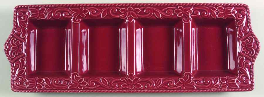 Florentine Burgundy 4 Part Relish by Certified International-1