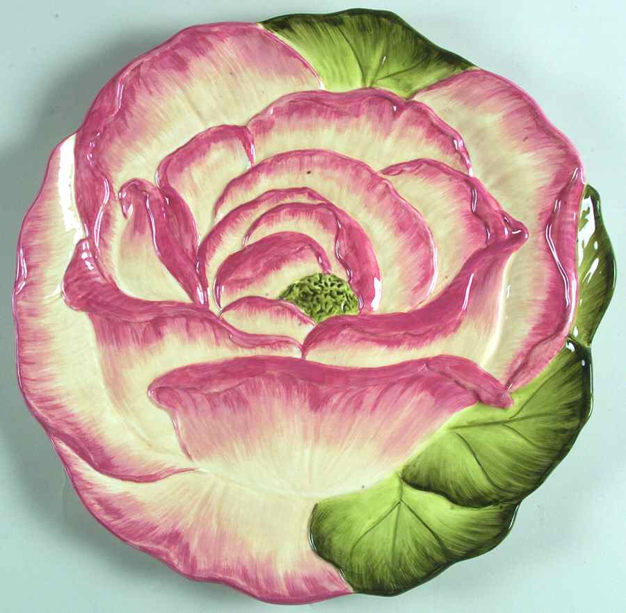 Cottage Rose Service Plate (Charger) by Certified International-1