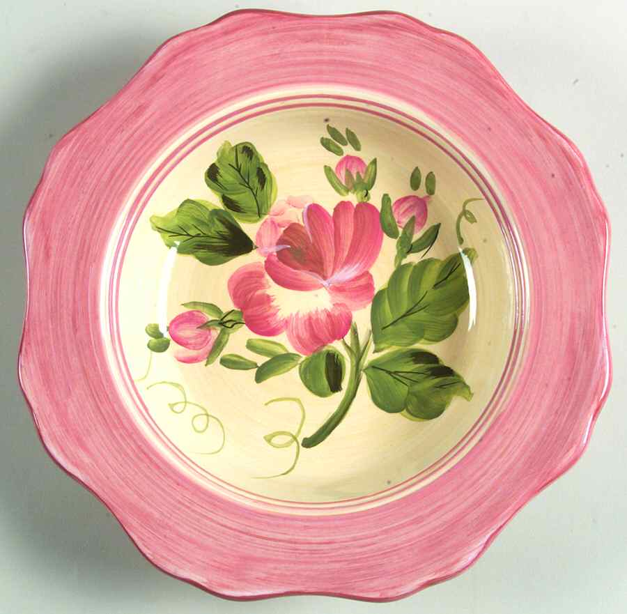 Cottage Rose Large Rim Soup Bowl by Certified International-1