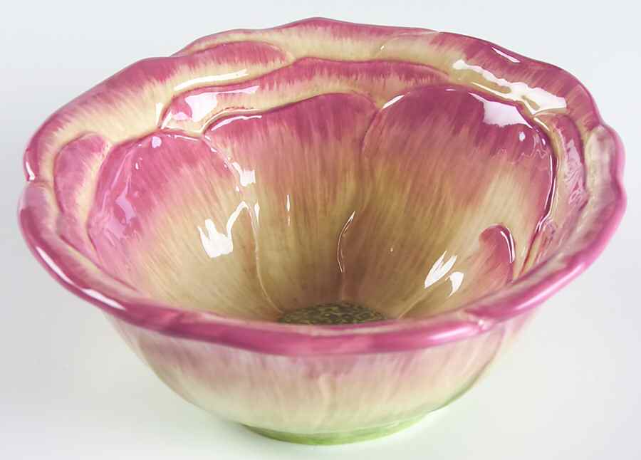 Cottage Rose Dip Bowl for Chip & Dip Set by Certified International-1