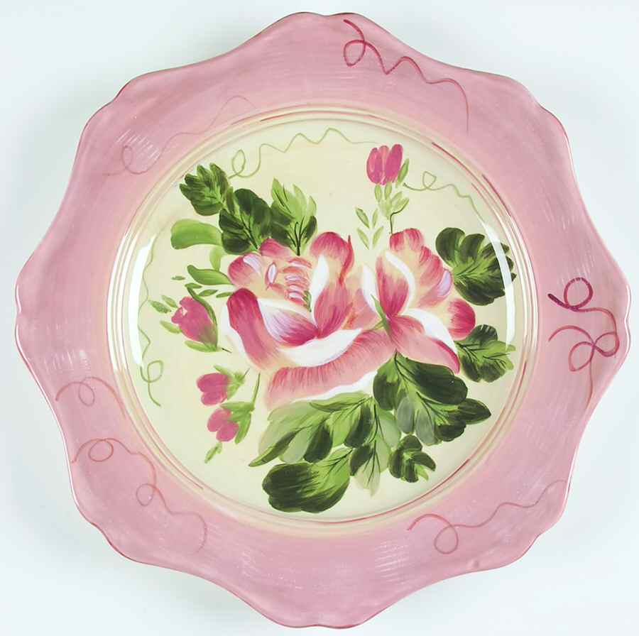 Cottage Rose 16" Chop Plate (Round Platter) by Certified International-1