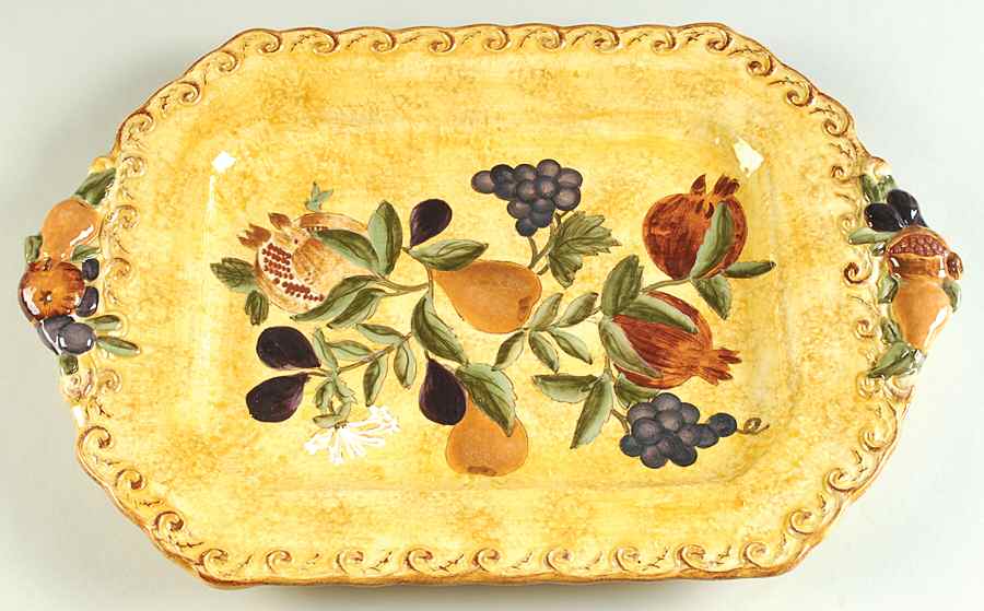 Pompeii 22" Rectangular Serving Platter by Certified International-1