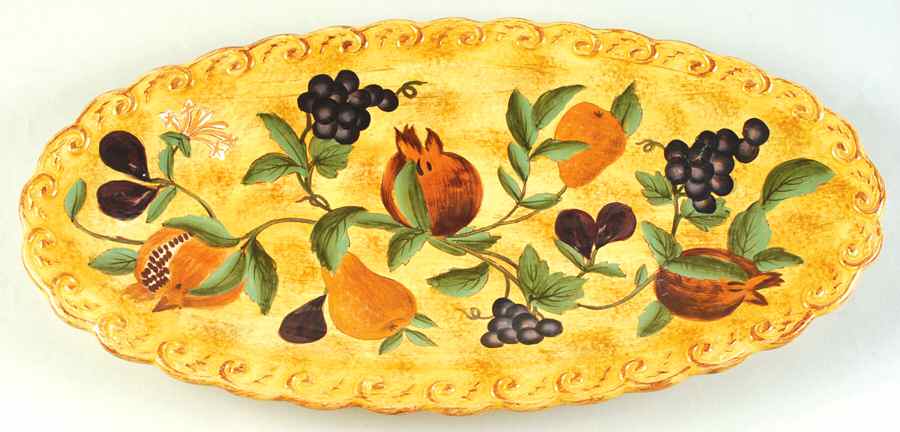 Pompeii 20" Fish Platter by Certified International-1