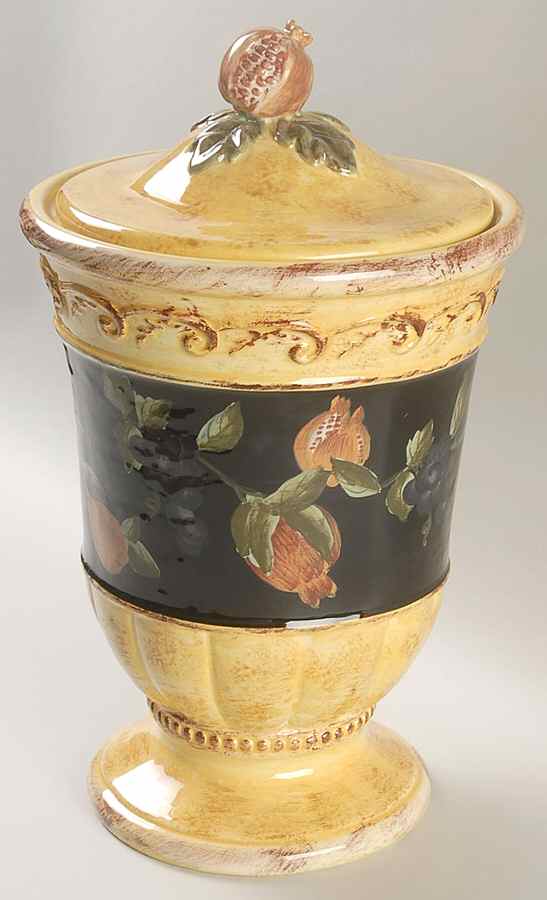 Pompeii Large Canister & Lid by Certified International-1