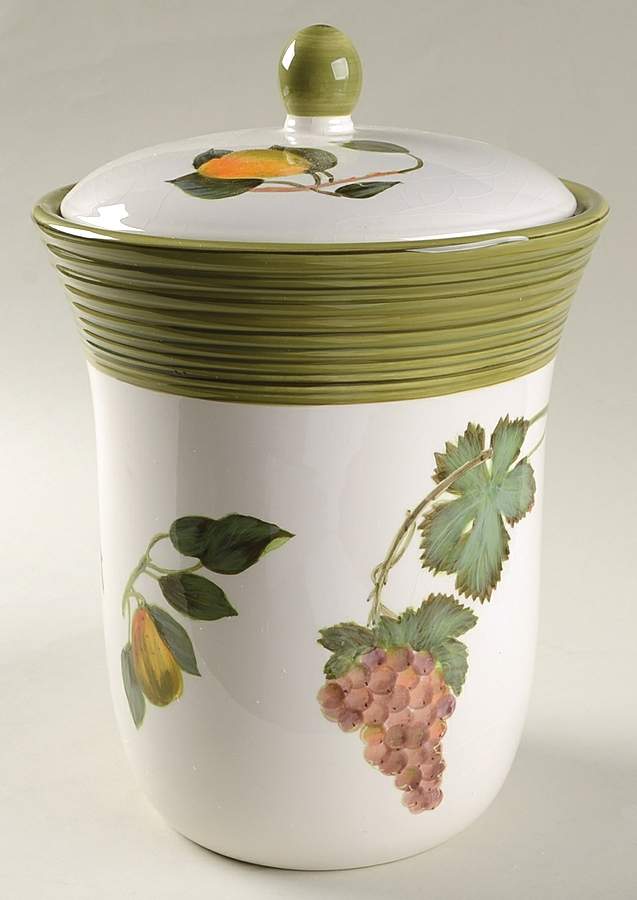 Vintage Orchard Medium Canister & Lid by Certified International-1
