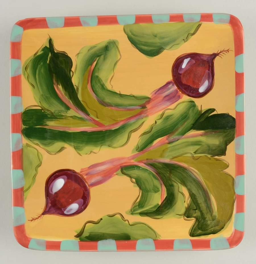 Gaspacho Salad/Dessert Plate by Certified International-1