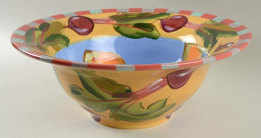 Gaspacho 15" Large Salad Serving Bowl by Certified International-1