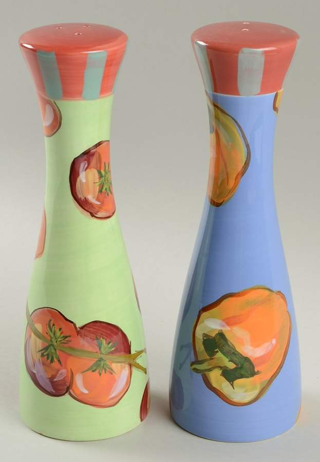 Gaspacho Salt & Pepper Set by Certified International-1