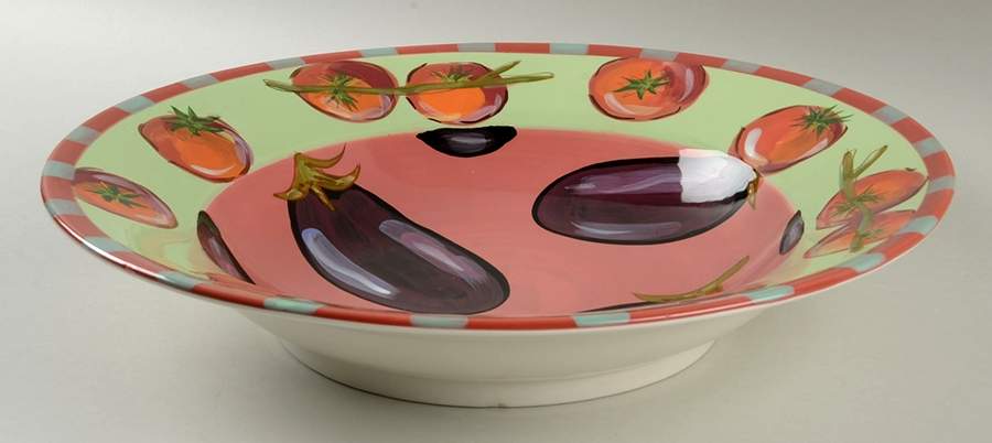 Gaspacho 14" Pasta Serving Bowl by Certified International-1