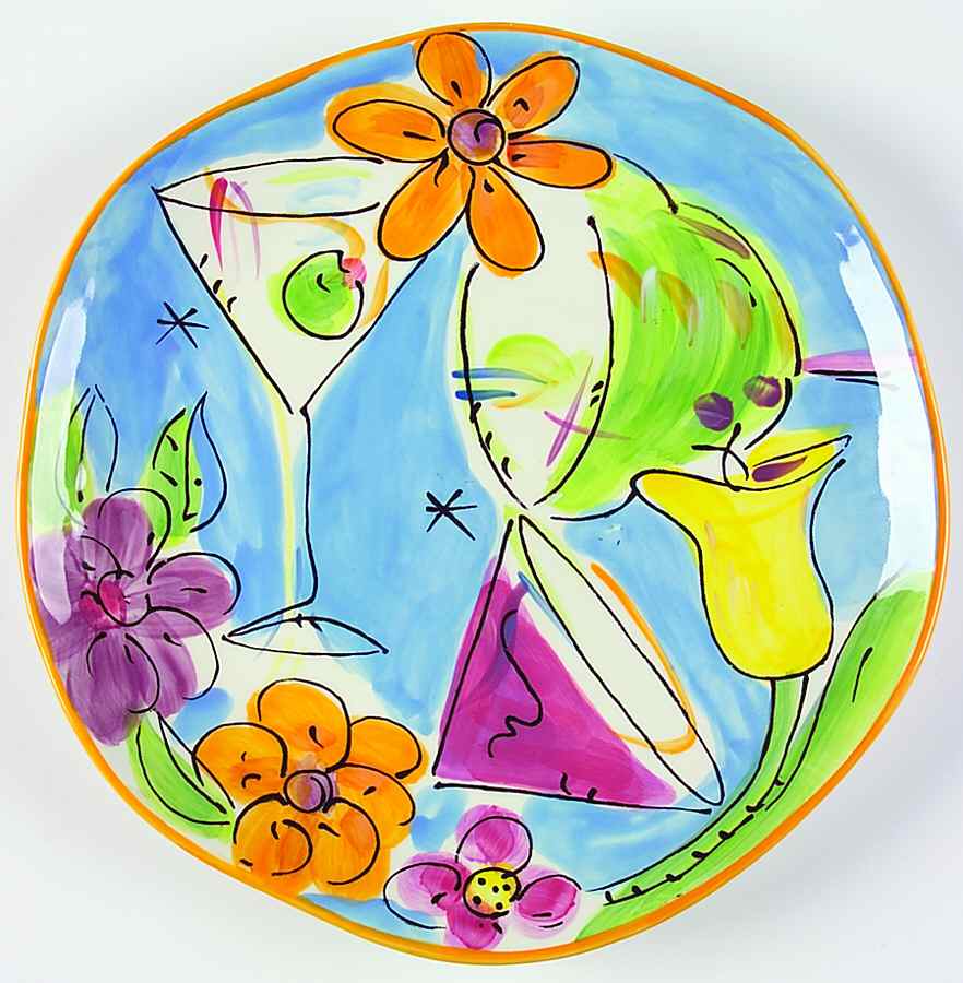 Cocktail Fiesta Dinner Plate by Certified International-1