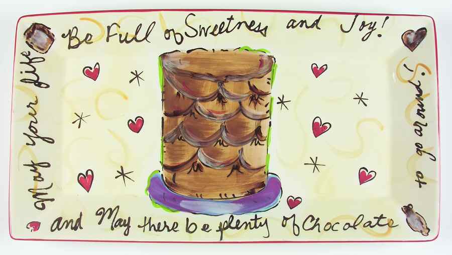 Sweets 18" Rectangular Serving Platter by Certified International-1