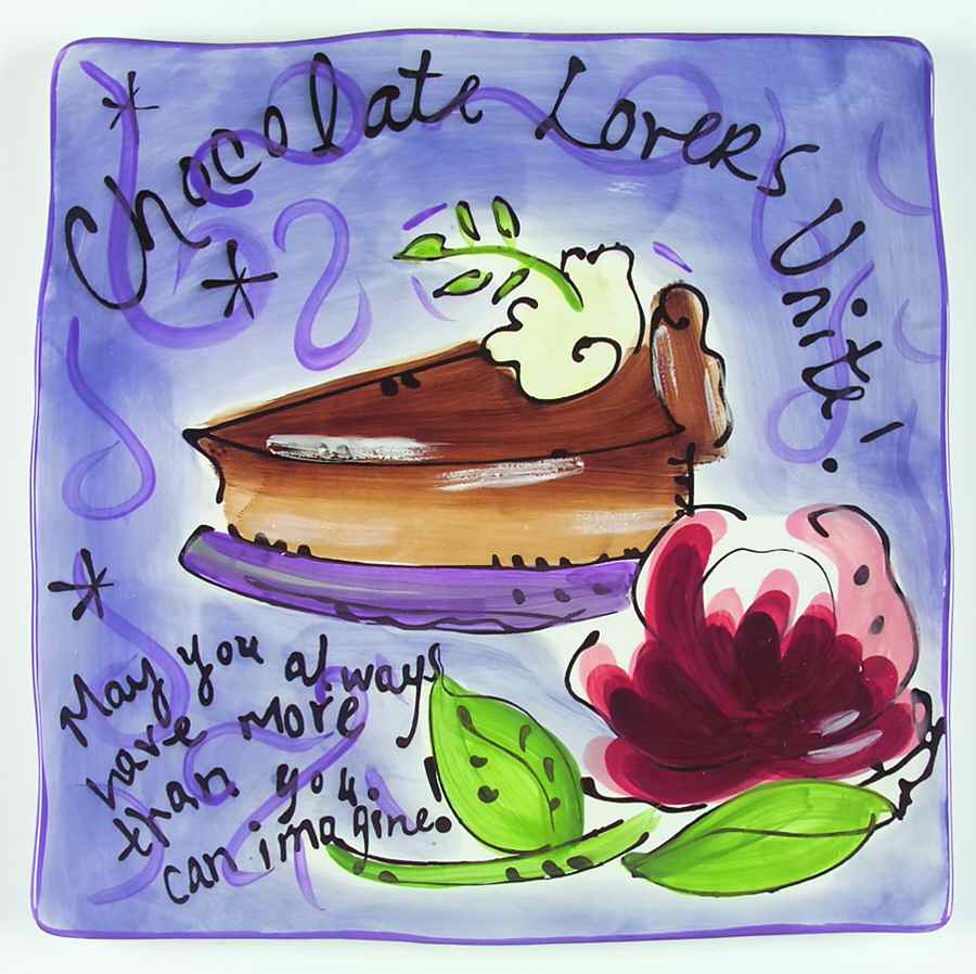 Sweets 14" Square Platter by Certified International-1