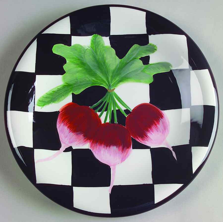 Garden Delight Salad/Dessert Plate by Certified International-1