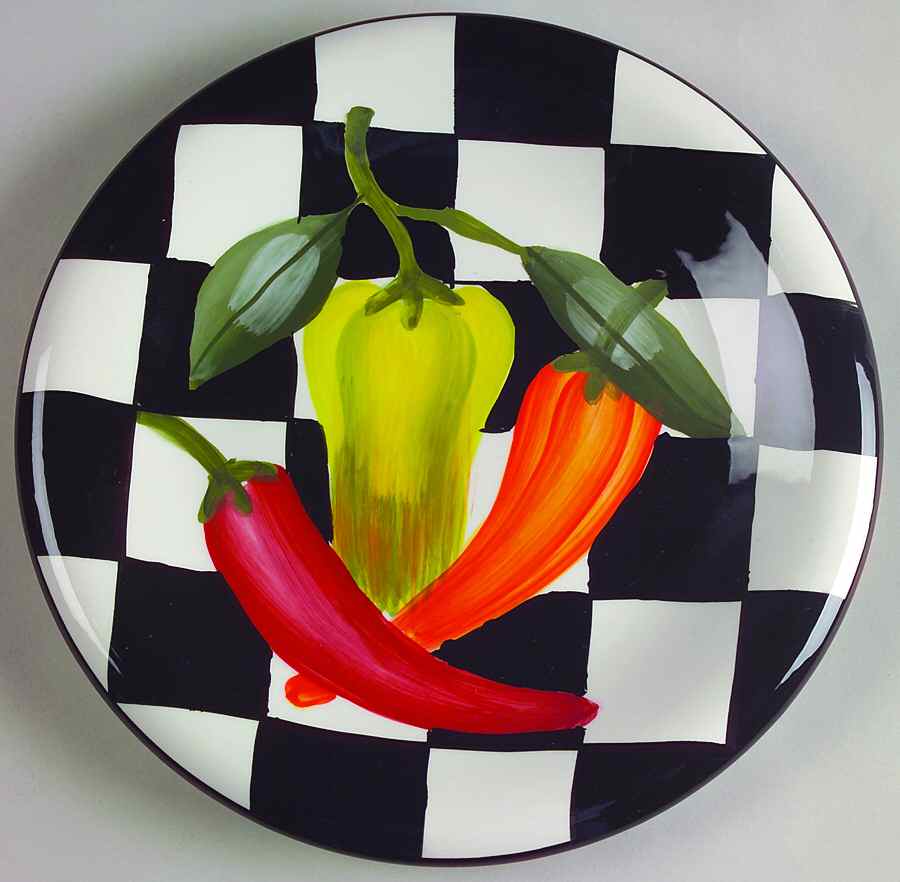 Garden Delight Salad/Dessert Plate by Certified International-1