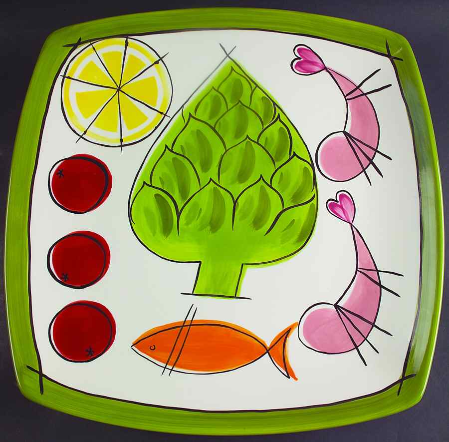 Appetizer Chip Bowl/Plate for Chip & Dip Set by Certified International-1