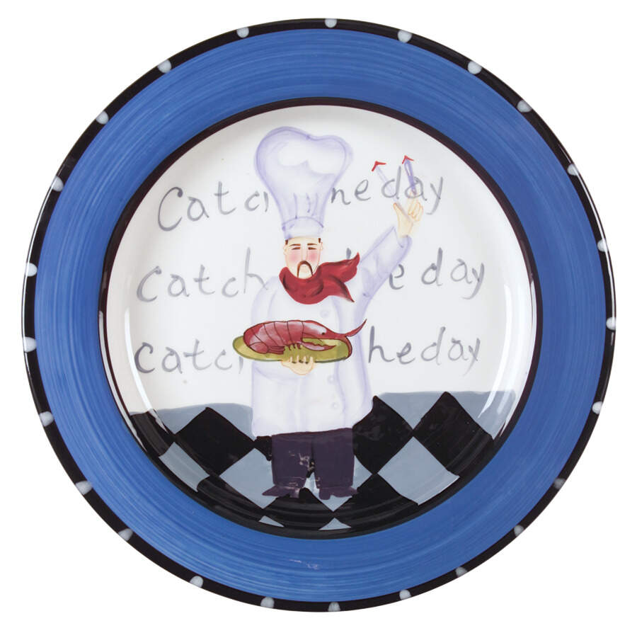 Gourmet Chef Dinner Plate by Certified International-1