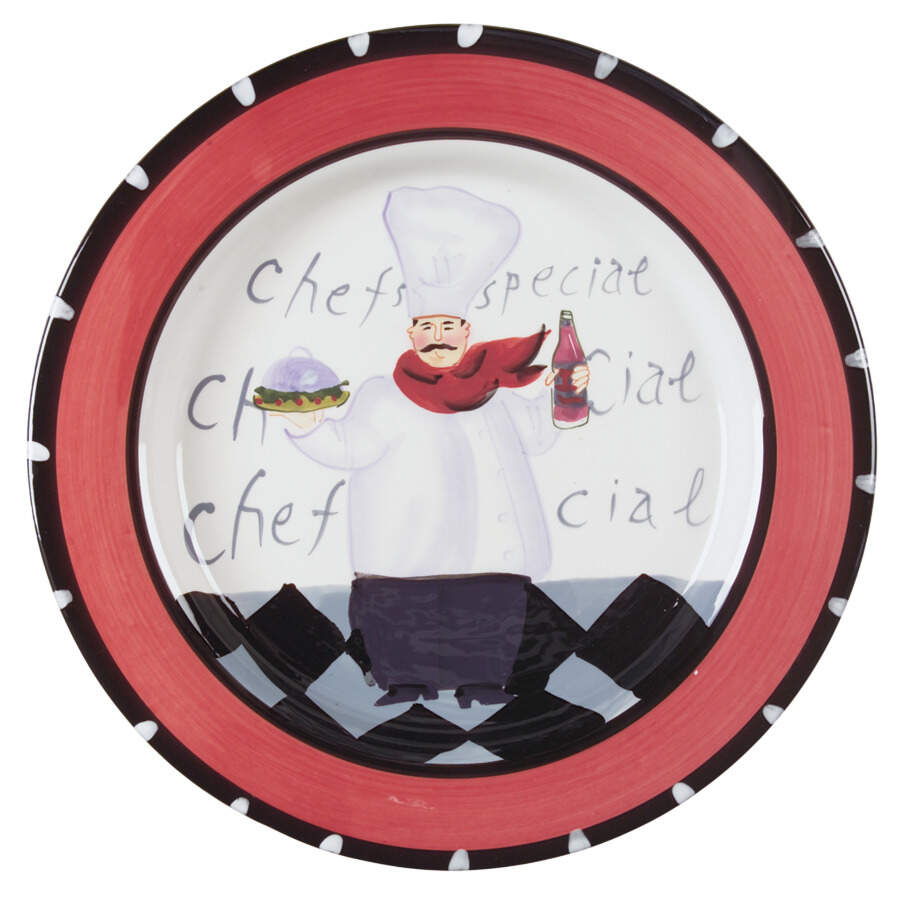 Gourmet Chef Dinner Plate by Certified International-1
