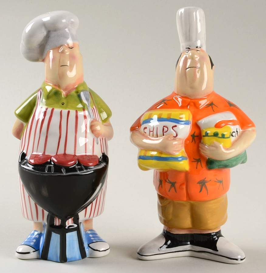 Masters of the Grill Figural Salt & Pepper Set by Certified International-1