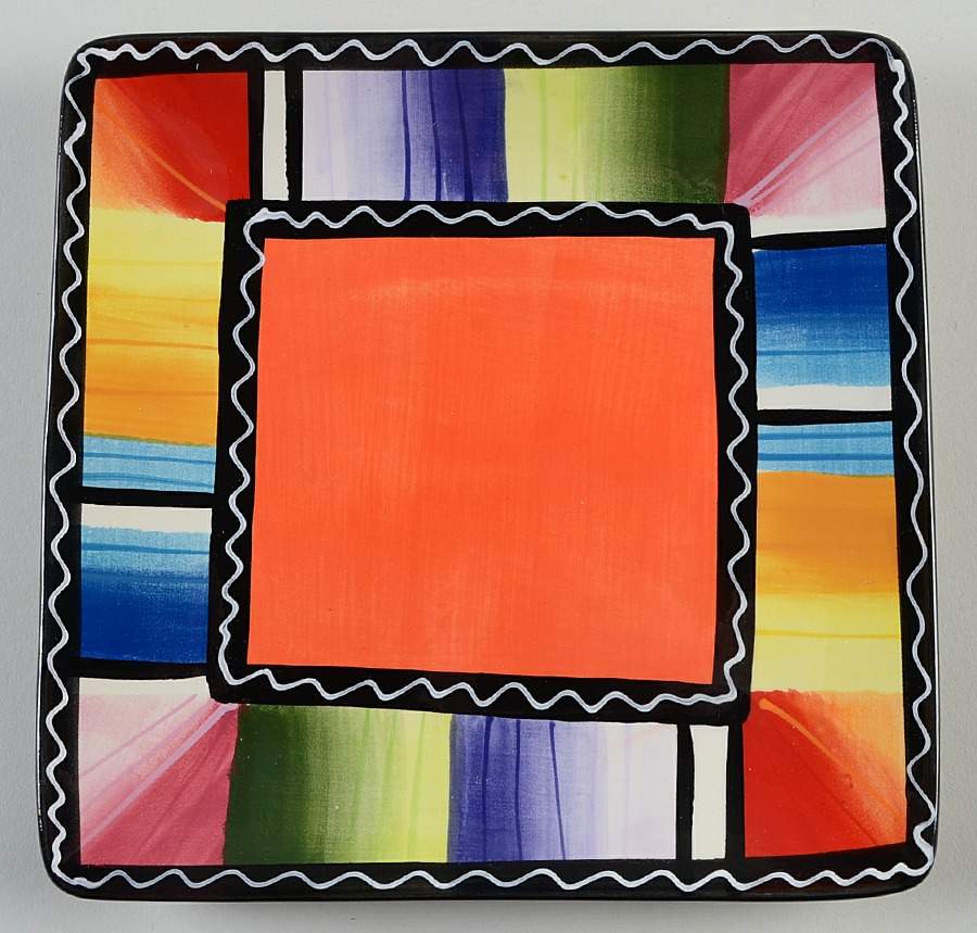 Serape Square Salad Plate by Certified International-1