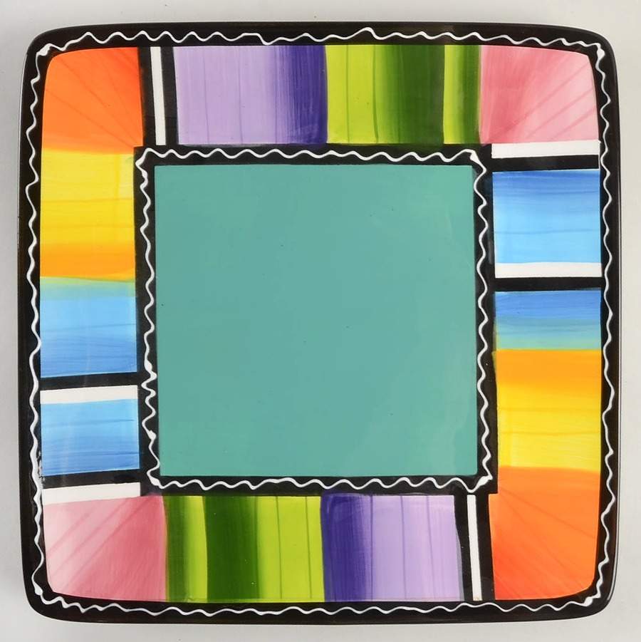 Serape Square Dinner Plate by Certified International-1