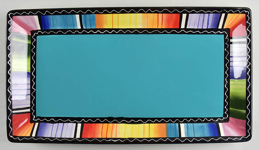 Serape 18" Rectangular Serving Platter by Certified International-1