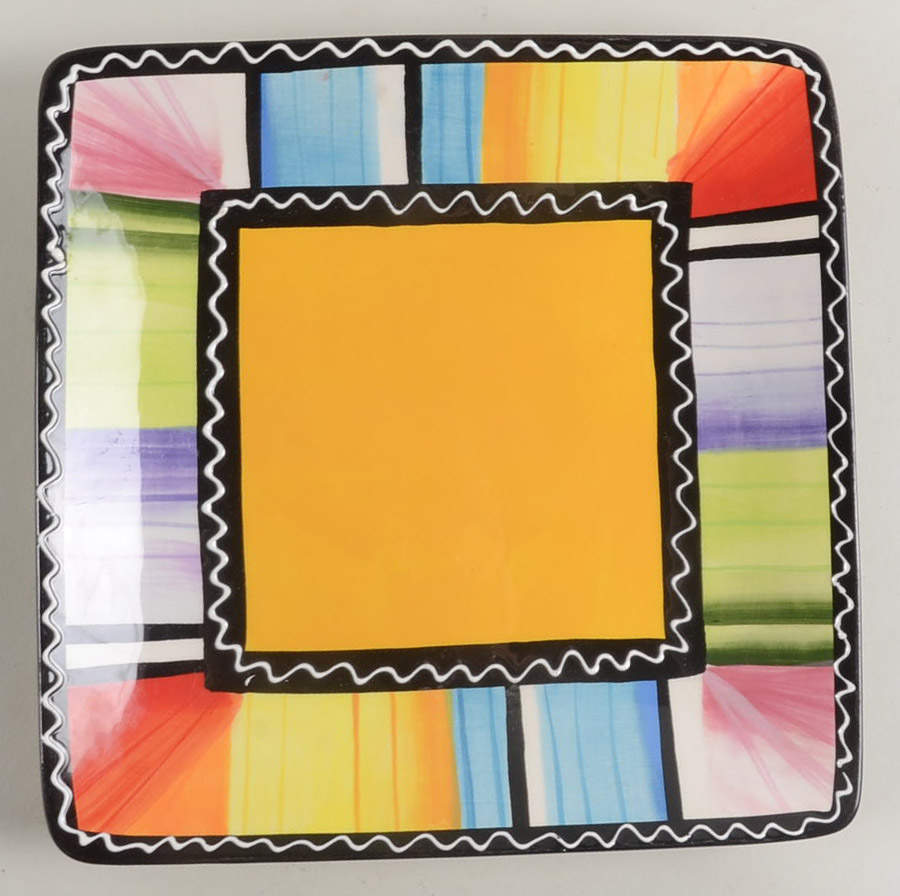 Serape Dessert Luncheon Plate by Certified International-1