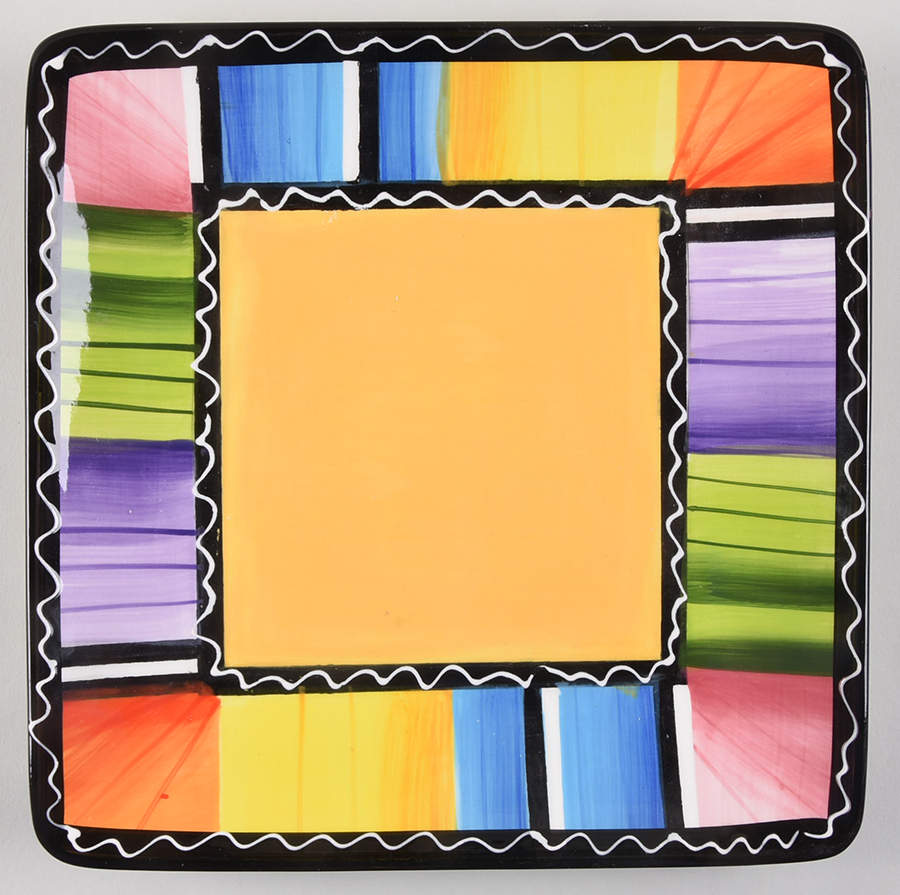 Serape Dessert Luncheon Plate by Certified International-1
