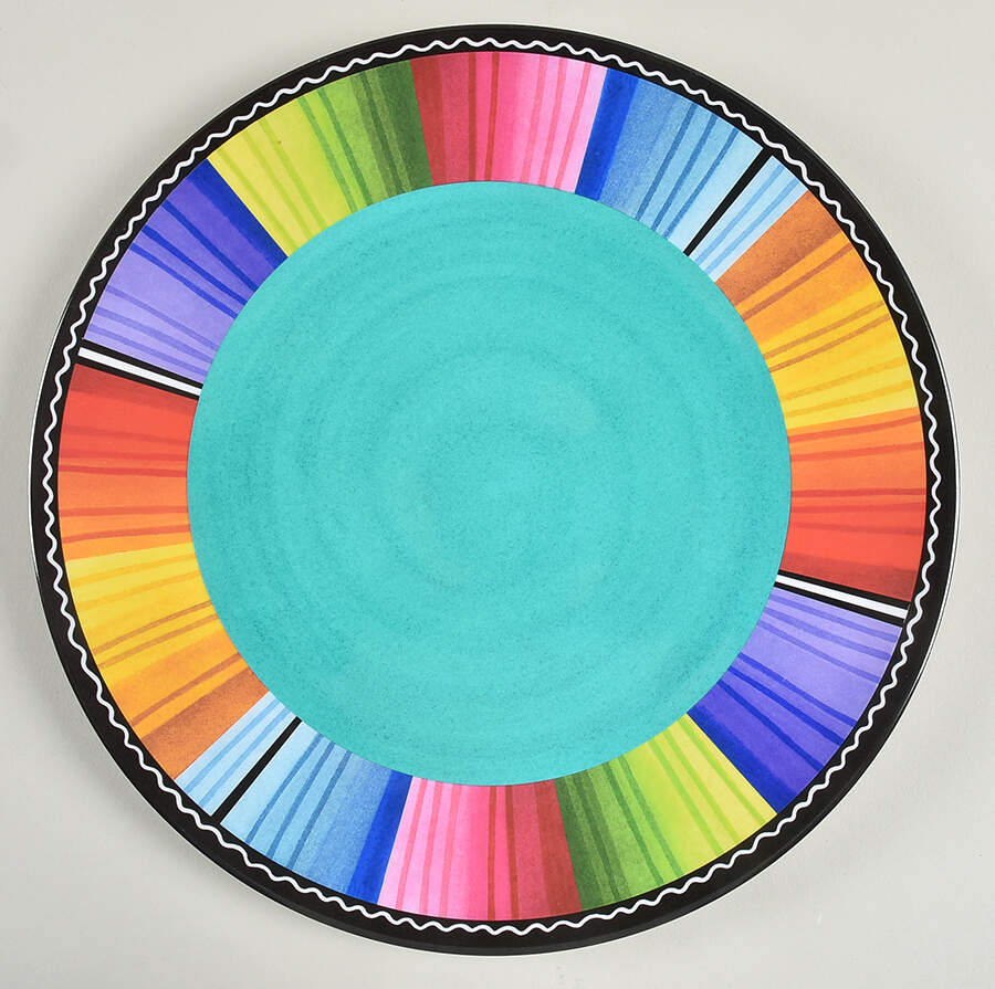 Serape Melamine Dinner Plate by Certified International-1
