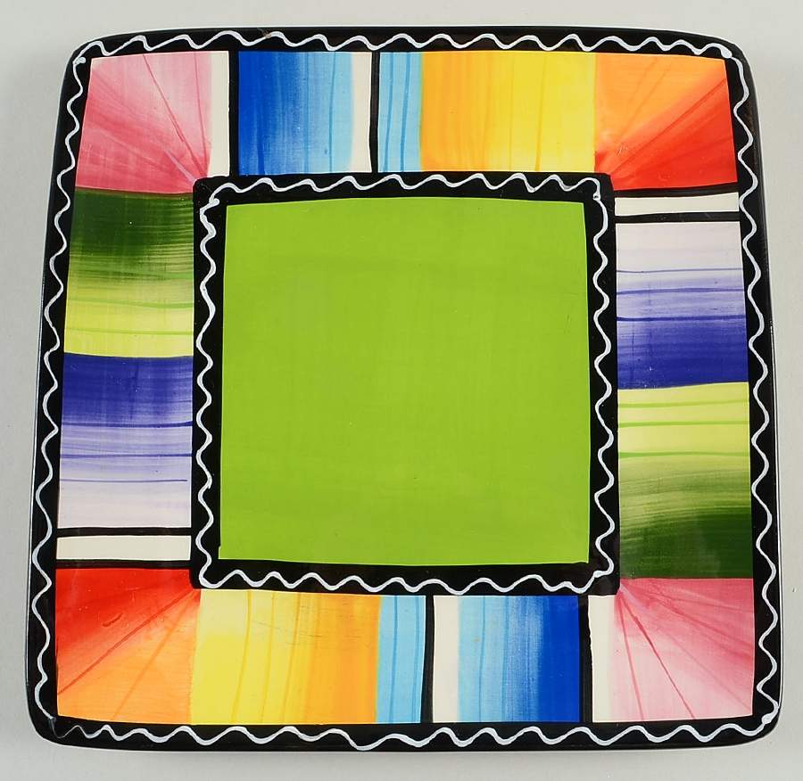 Serape Square Dinner Plate by Certified International-1