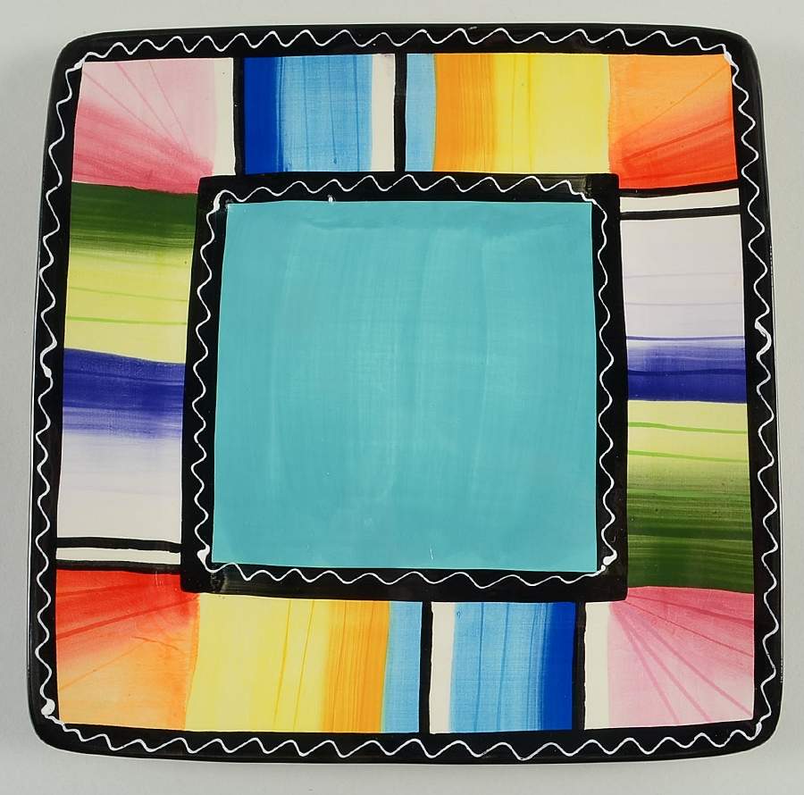 Serape Square Dinner Plate by Certified International-1