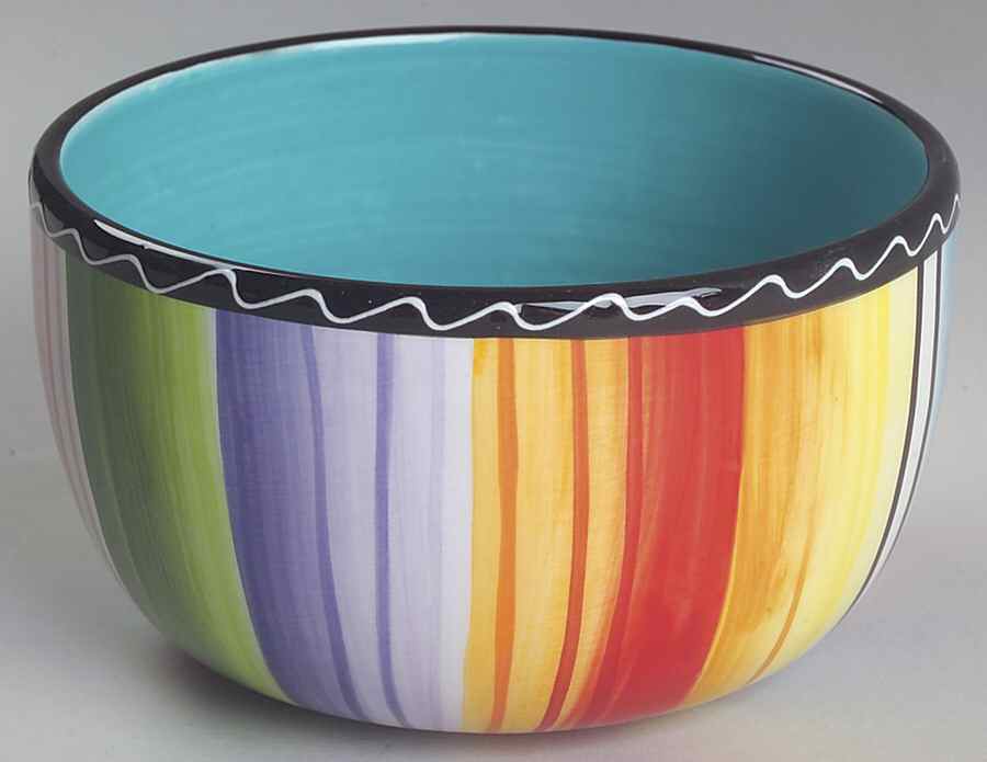 Serape Individual Ice Cream Dish by Certified International-1