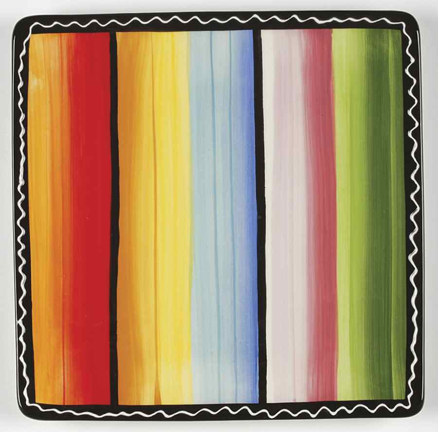 Serape Square Salad Plate by Certified International-1
